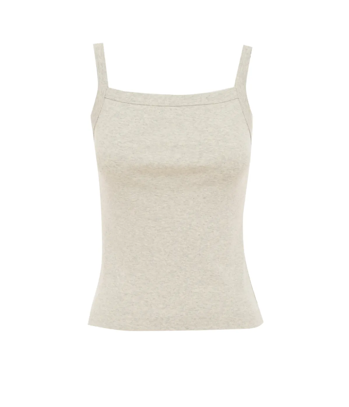 May Square Neck Cami In White