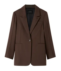 Maya Blazer In Chocolate