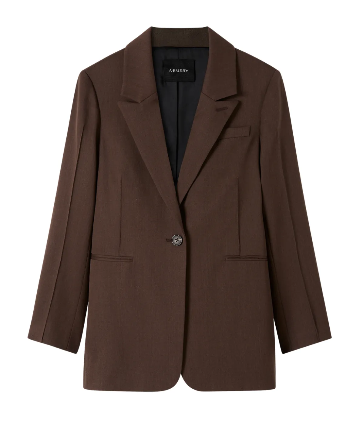 Maya Blazer In Chocolate