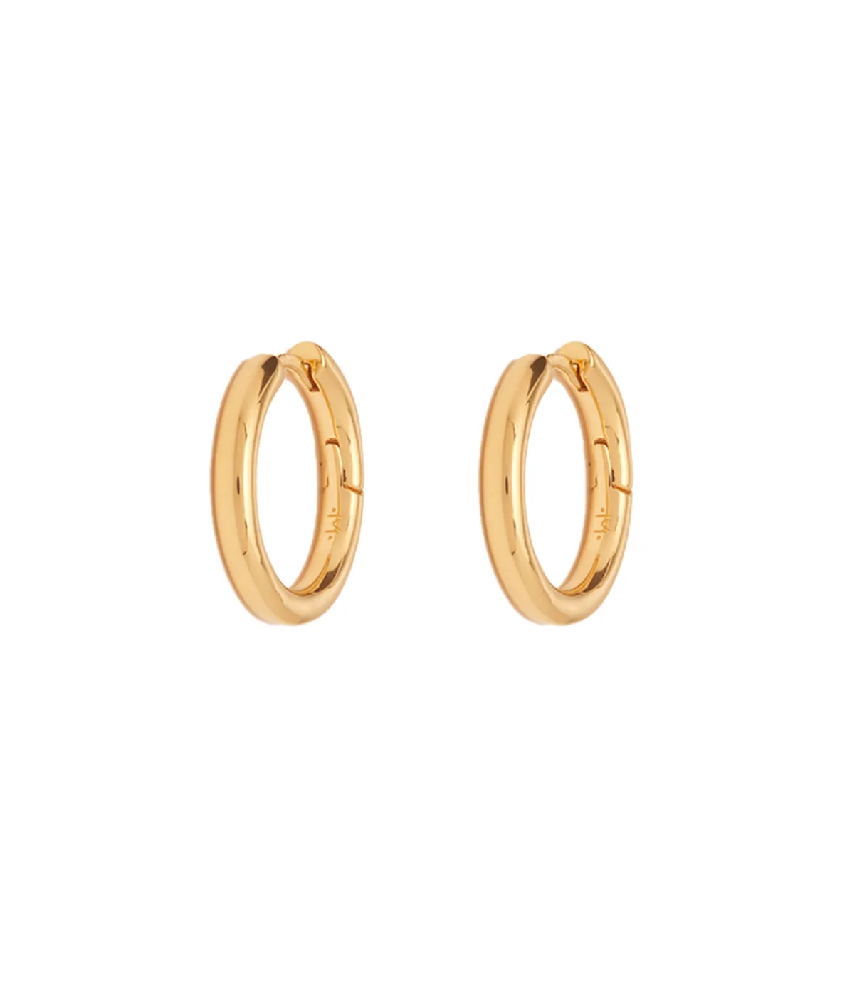 Medium Tunnel Hoop In Gold