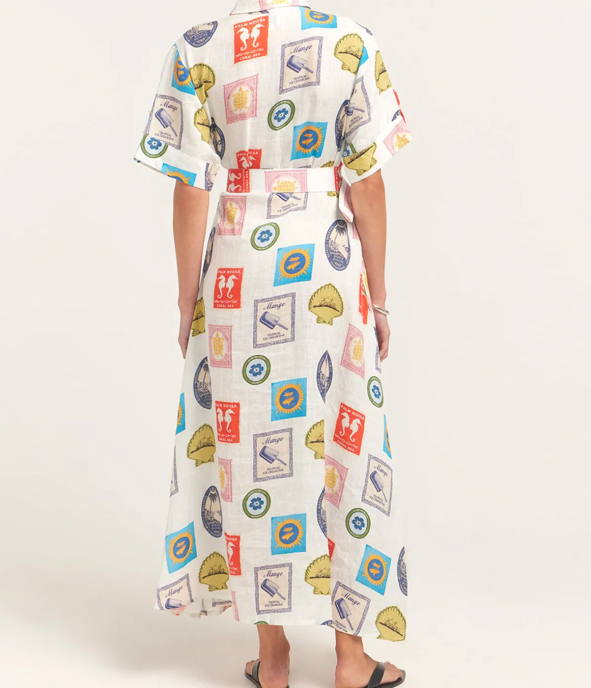 Memento Dress In Holiday Stamp