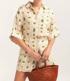 Mirage Shirt In Tropical Palms