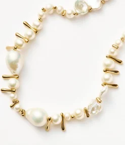 Mixed Pearl Statement Beaded Bracelet