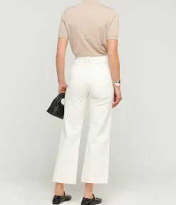 Monique Short Sleeve Sweater In Oatmeal