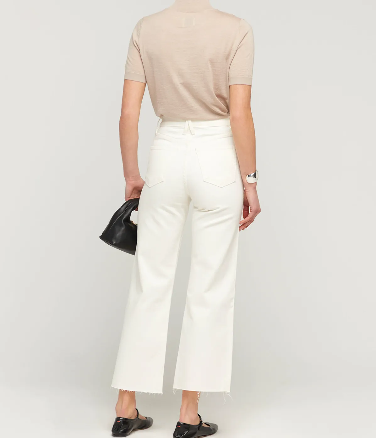 Monique Short Sleeve Sweater In Oatmeal