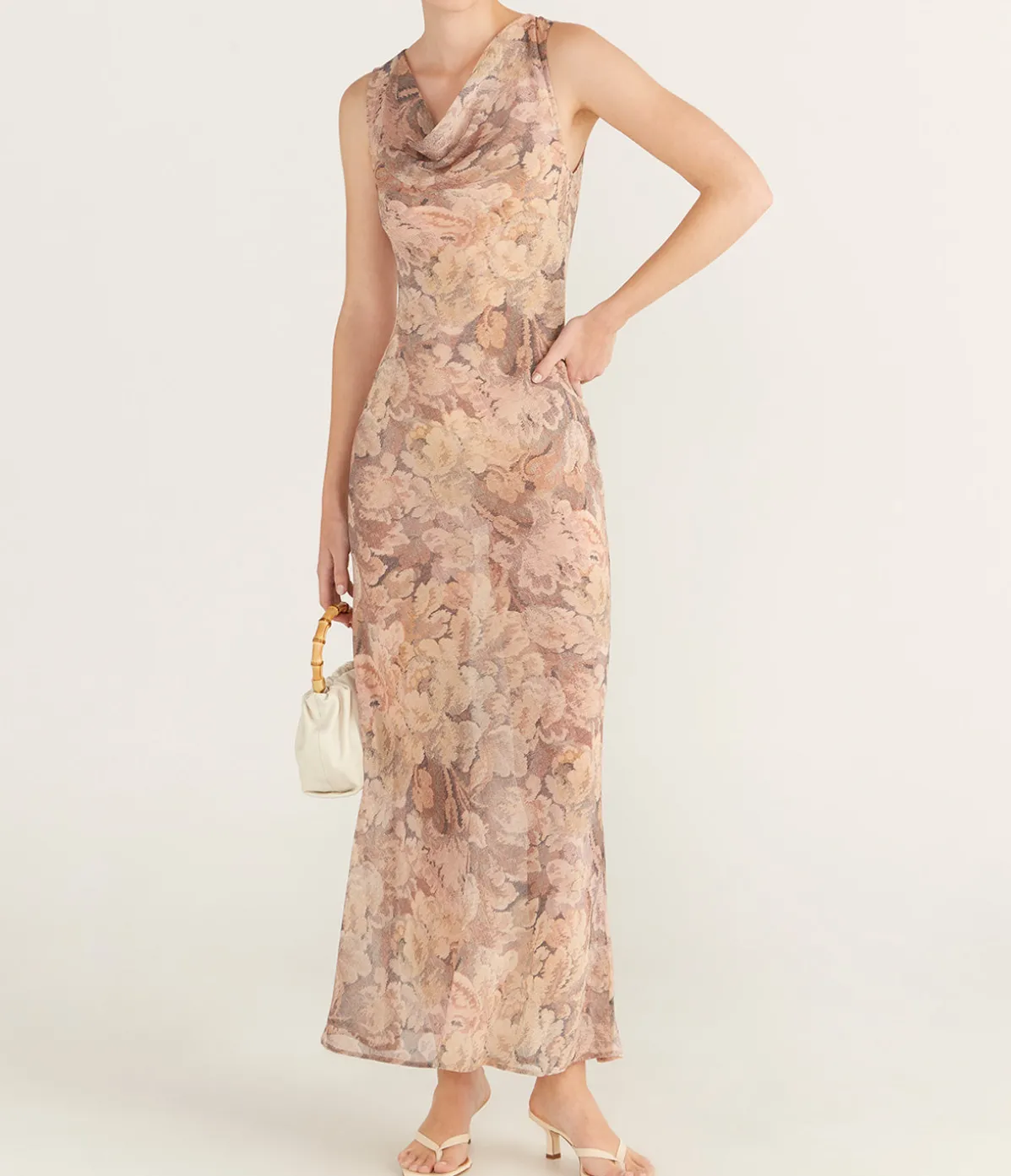 Moss Maxi Dress In Antique Floral
