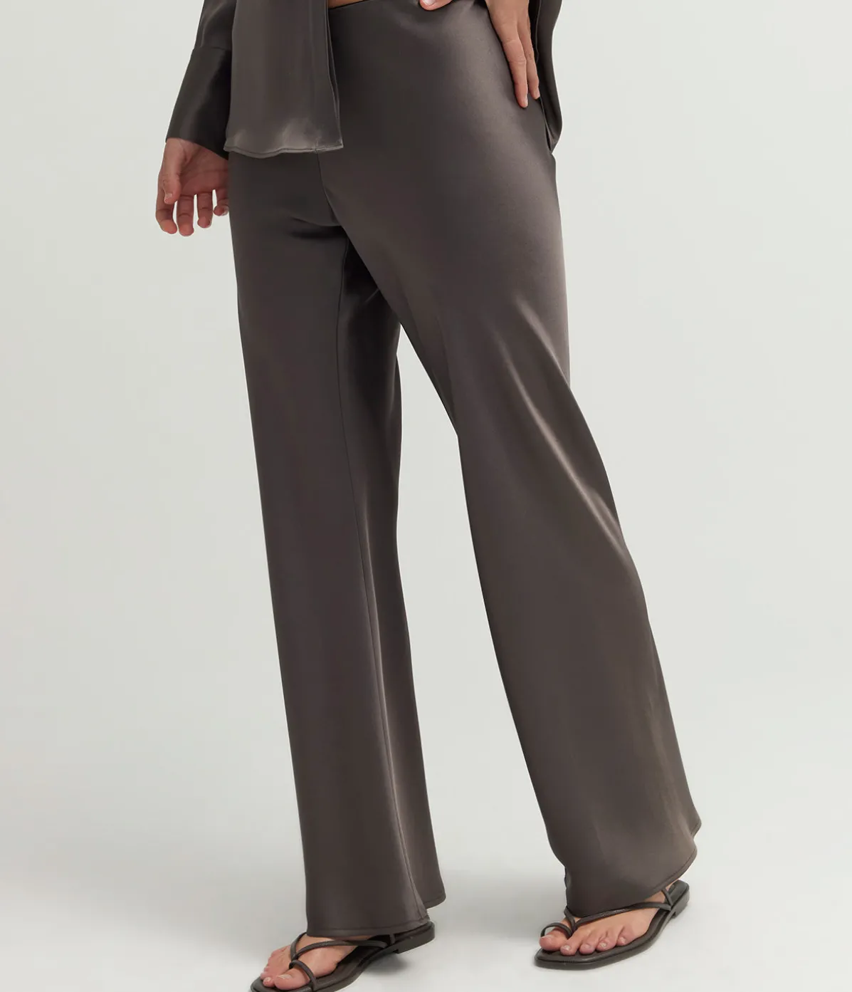 Myrna Bias Pant In Graphite