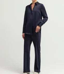 Myrna Bias Pant In Midnight