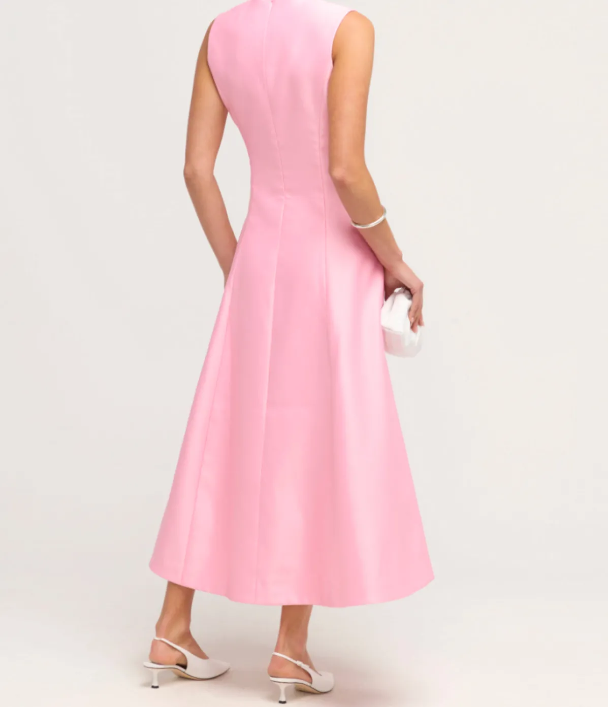 Nicola Midi Dress In Bubblegum