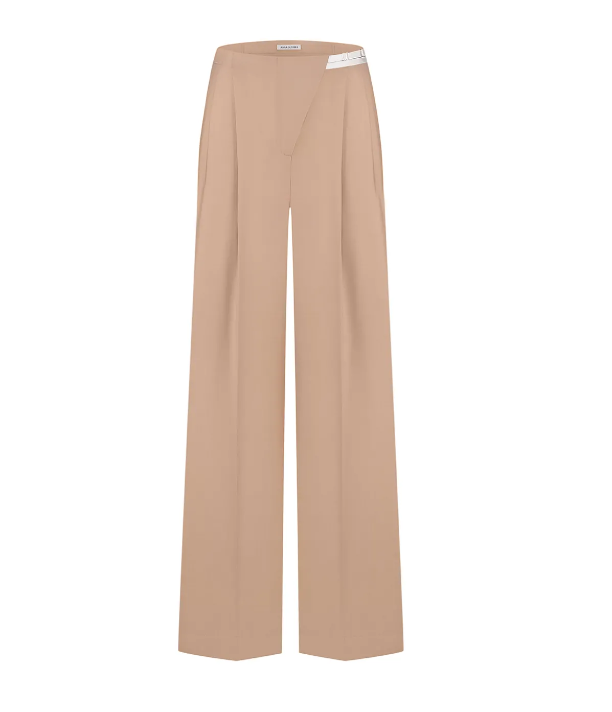Noemie High Waisted Pant In Peach