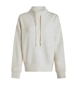Oakdale Sweat In Ivory Marl Fleck