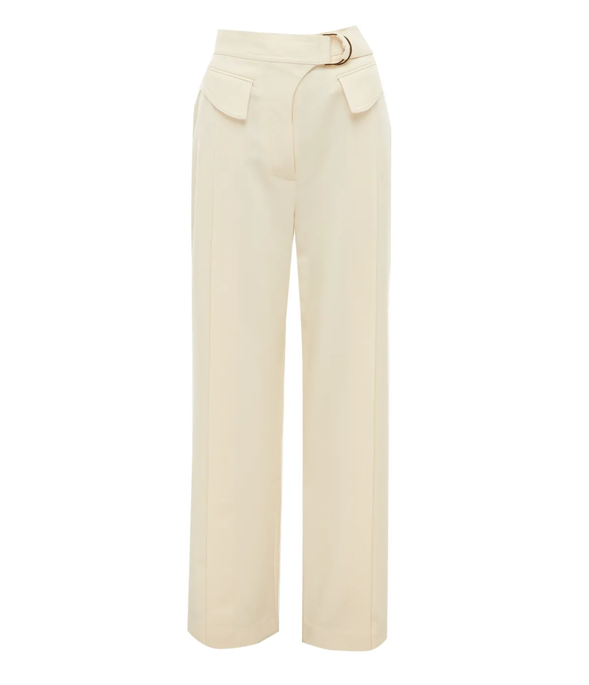 Oatley Belted Pant In Vanilla