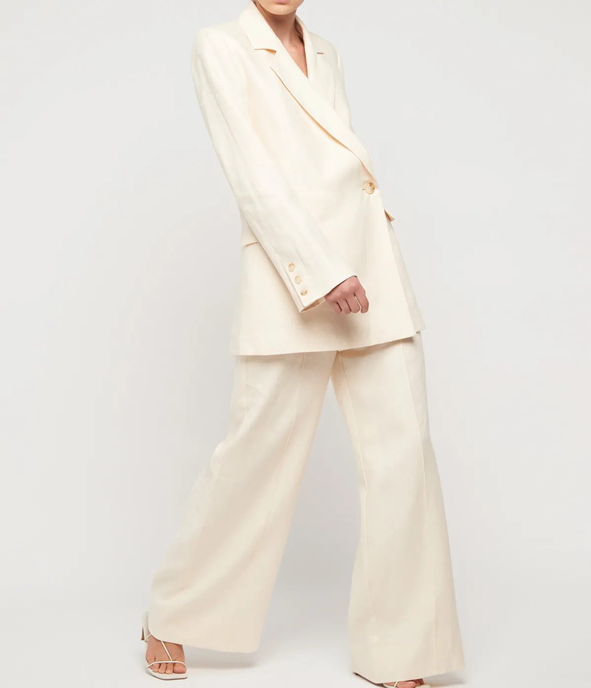 Odette Blazer In Ivory