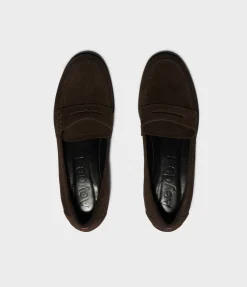 Oscar Suede Loafer In Moka