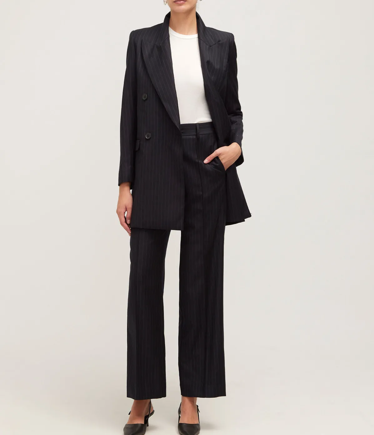 Oversized Blazer In Navy