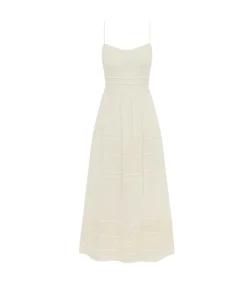Panelled Midi Dress In Fleur