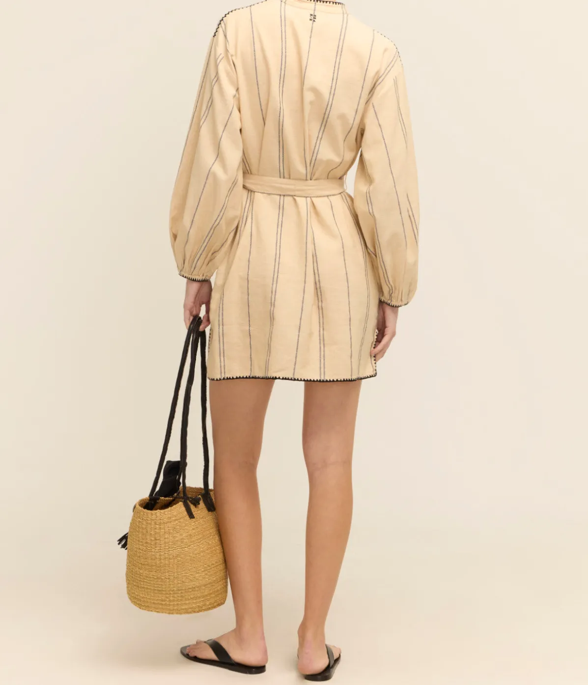 Plato Dress In Kolonaki Stripe