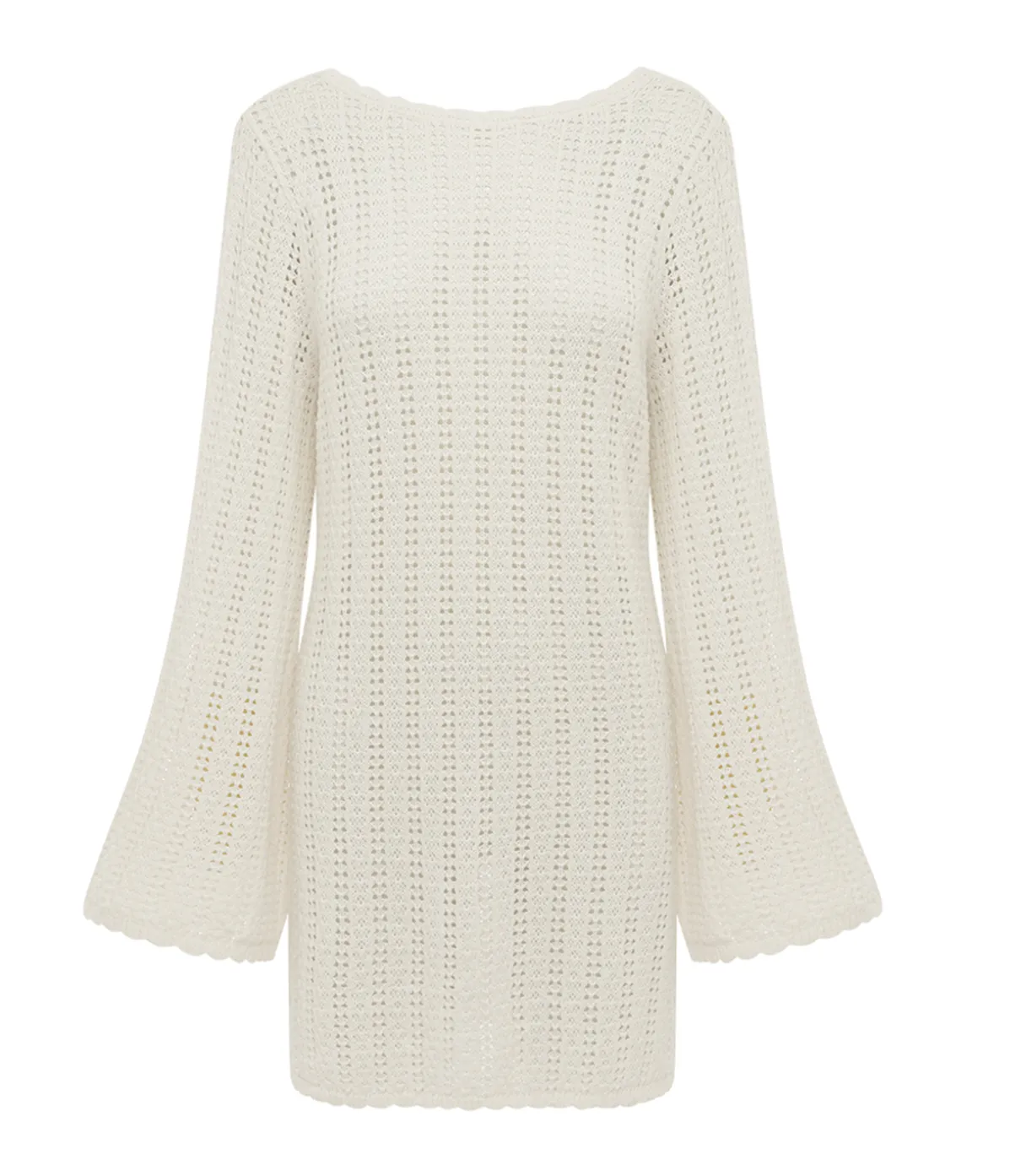 Pointelle Mini Dress In Fleur