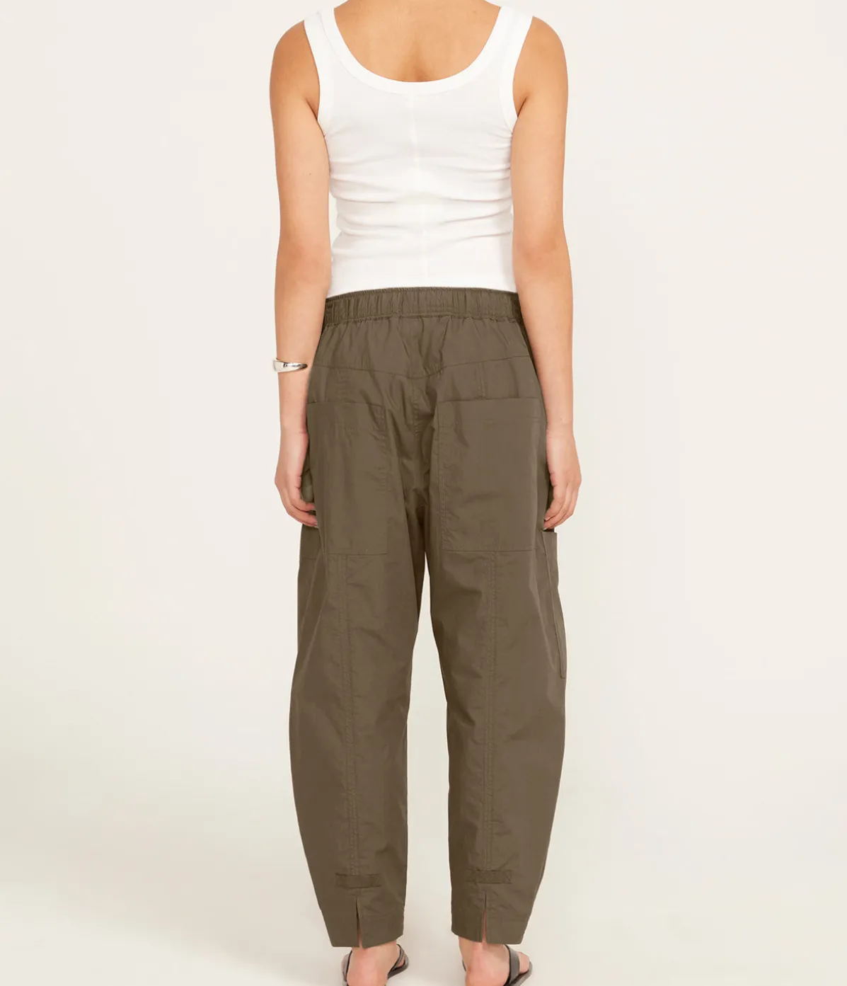 Poplin Pant In Olive