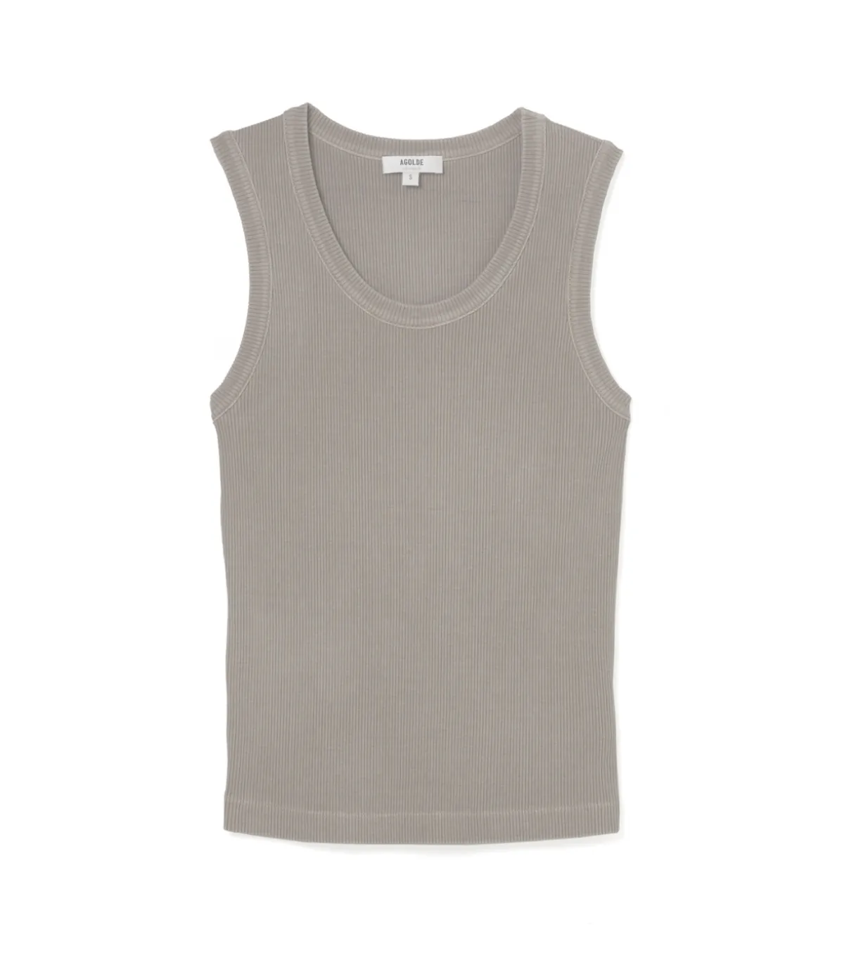 Poppy Scoop Neck Tank In Drab