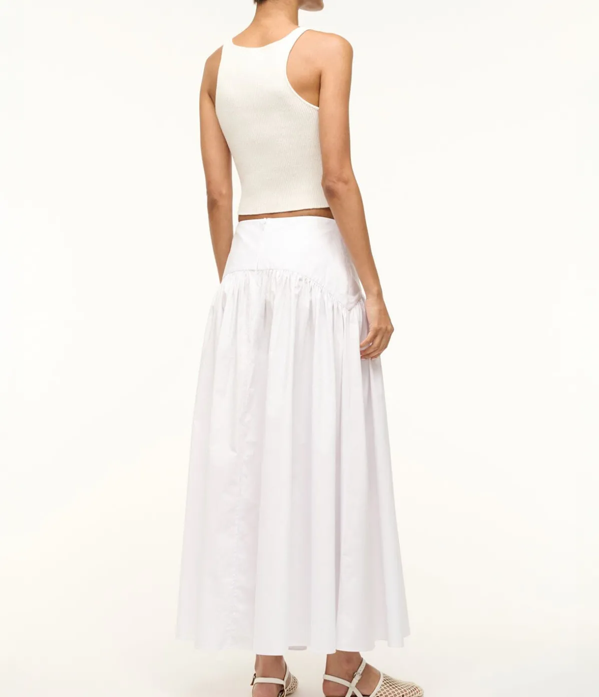 Procida Maxi Skirt In White