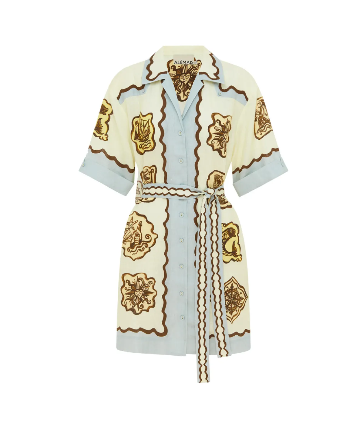 Relic Mini Dress In Cream