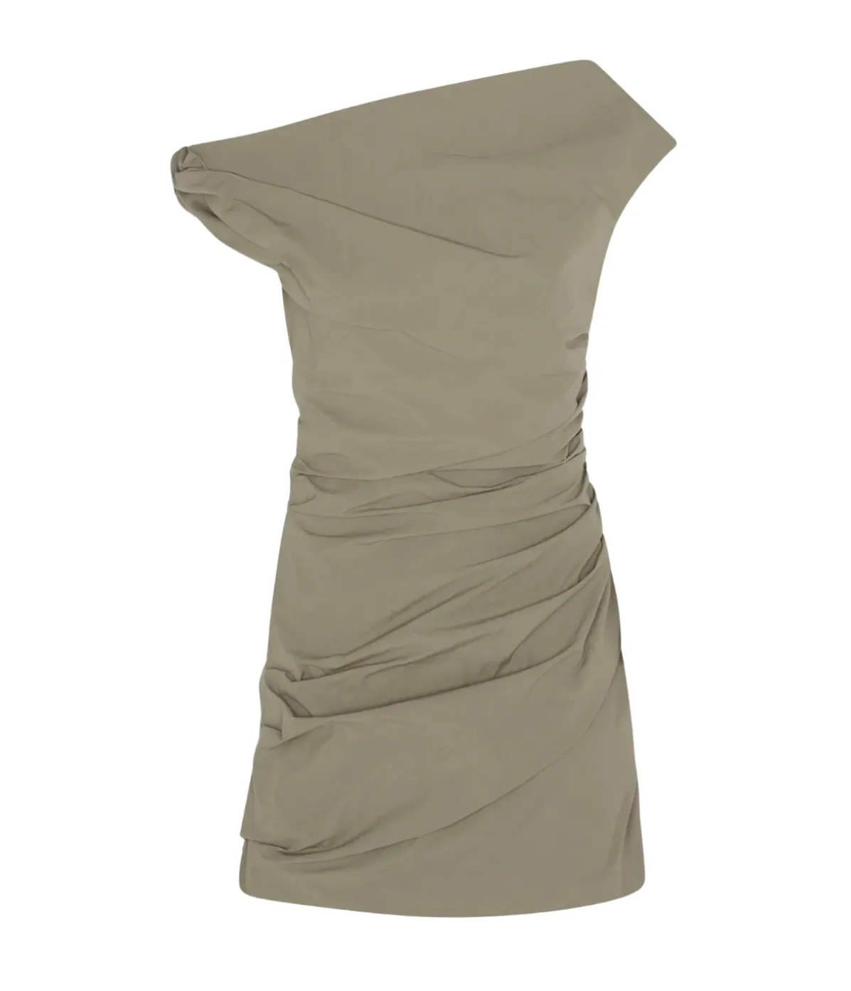 Remmy One Shoulder Mini Dress In Clay