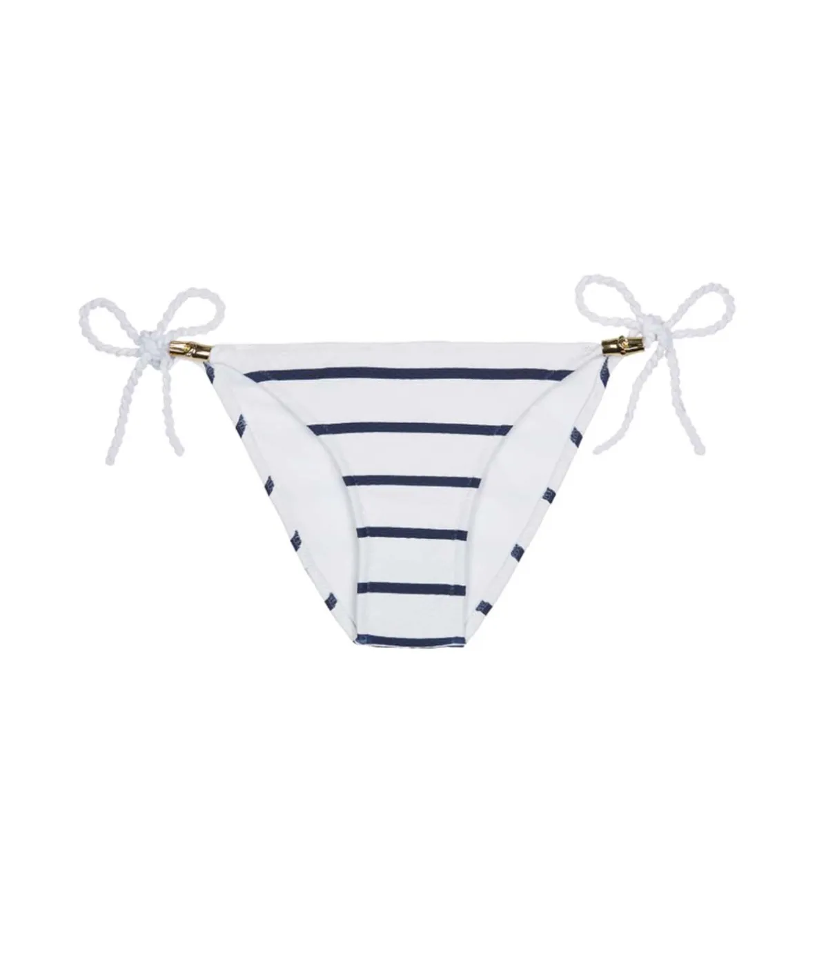 Rope Tie Side Bikini Bottom In Nautical