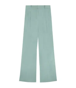 Ross Wide Leg Pants In Aqua