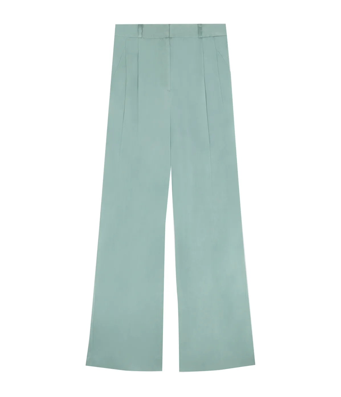 Ross Wide Leg Pants In Aqua