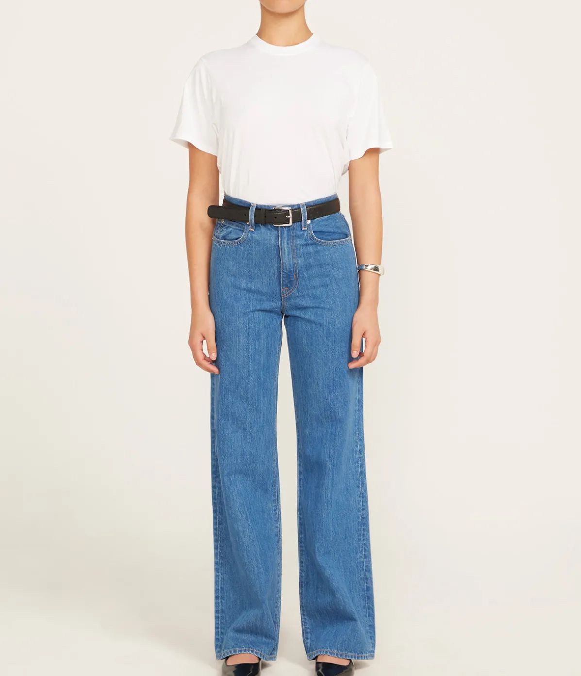 Round Neck T-Shirt In White