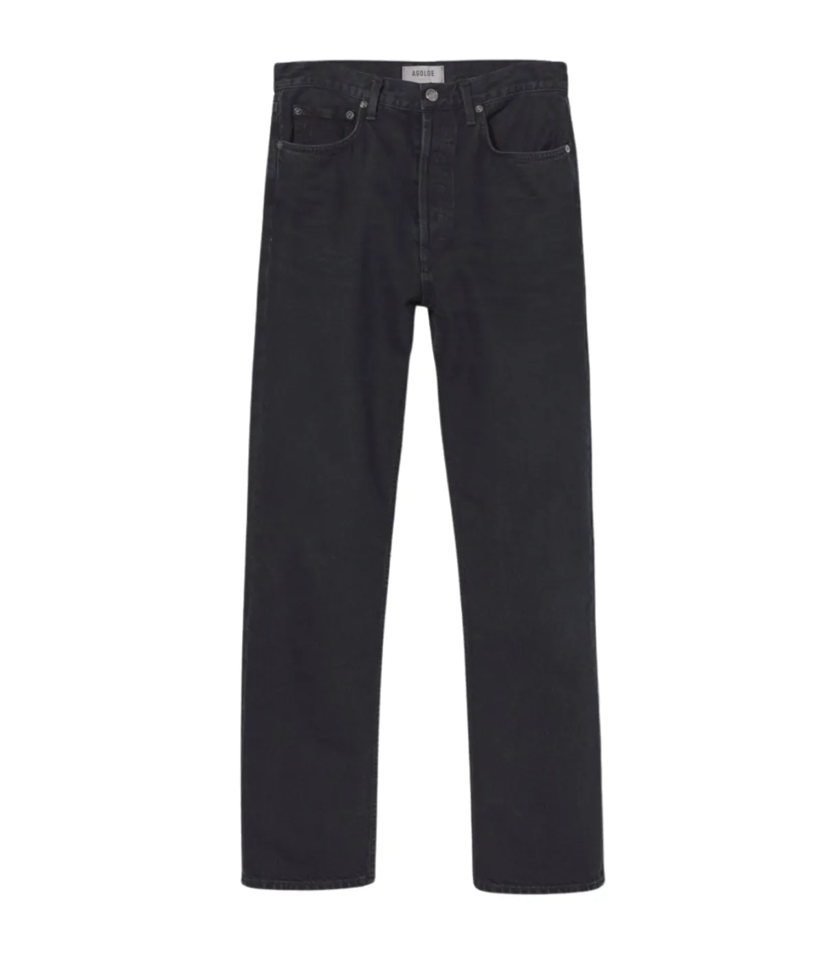 90's Pinch Waist Hight Rise Straight In Crushed