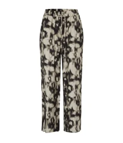Sahelena Wide Leg Pants In Animalier
