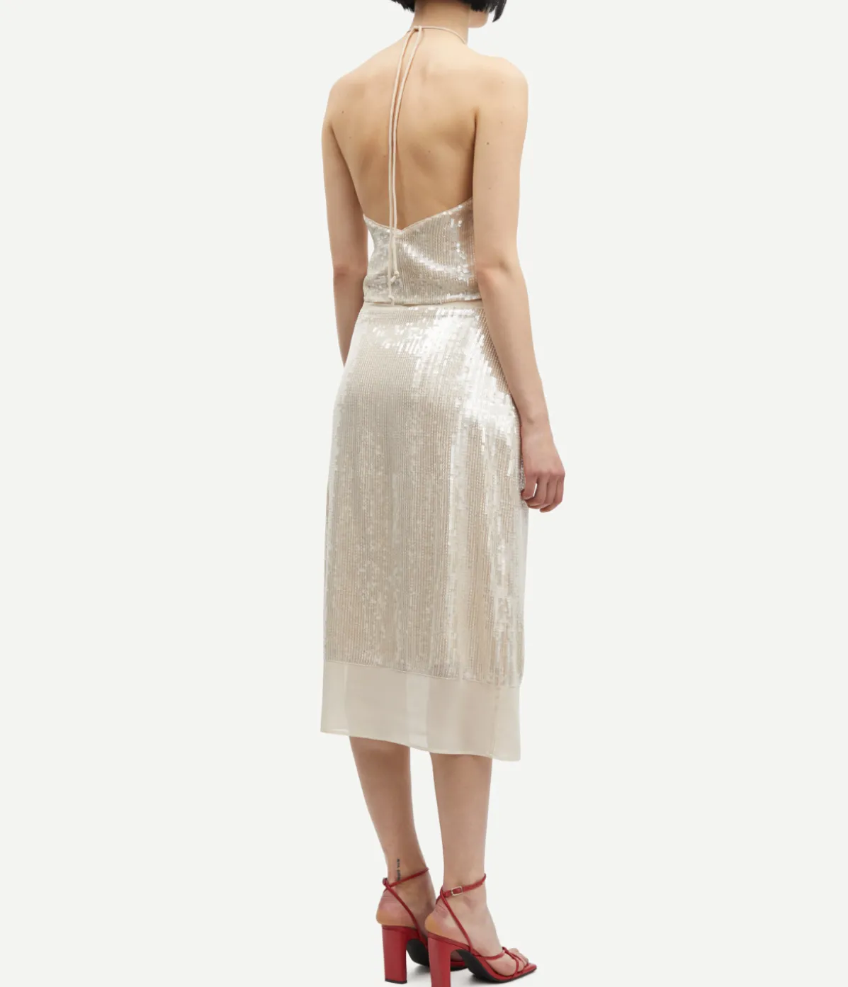 Salike Skirt In Clear Cream