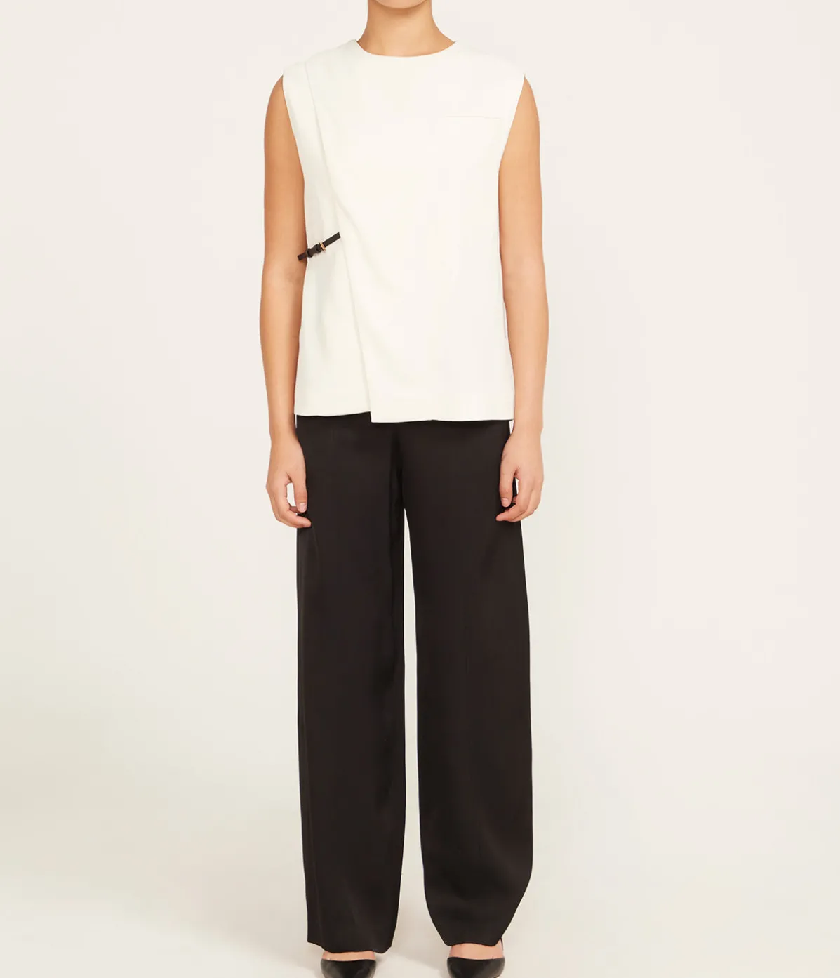 Sambac Sleeveless Top In Ivory