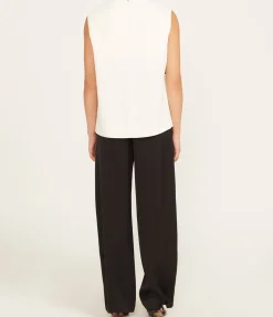 Sambac Sleeveless Top In Ivory