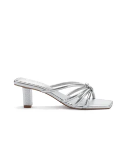 Savanna Mid Mule In Silver