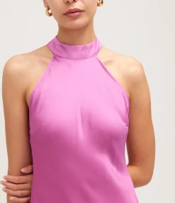 Savona Maxi Dress In Ombre Pink