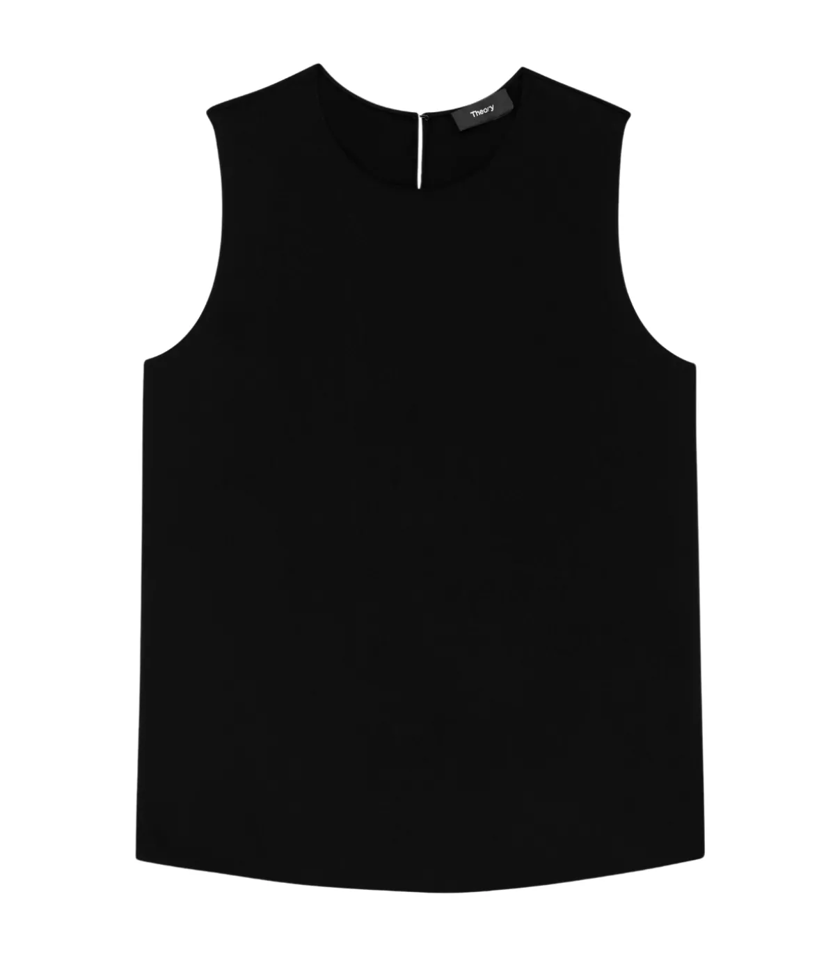 Shell Silk Top In Black