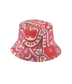 Shore Bucket Hat In Retro Pink