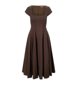 Short Sleeve Wells Dress In Earth