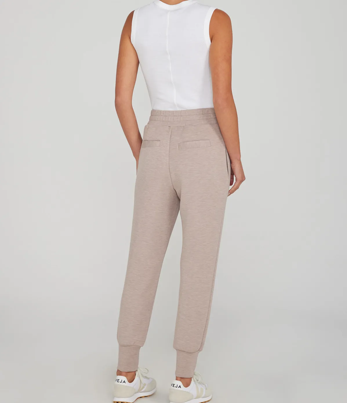Slim Cuff 27.5 Pant In Taupe Marle