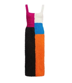 Sloan Midi Dress In Multicolour