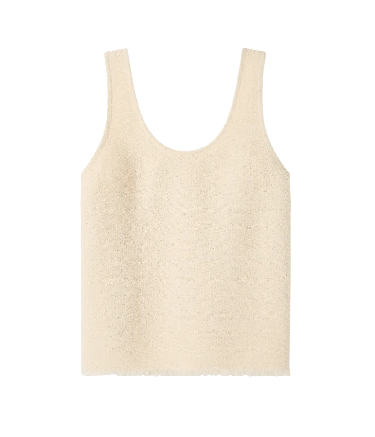Sloane Cotton Tank In Natural