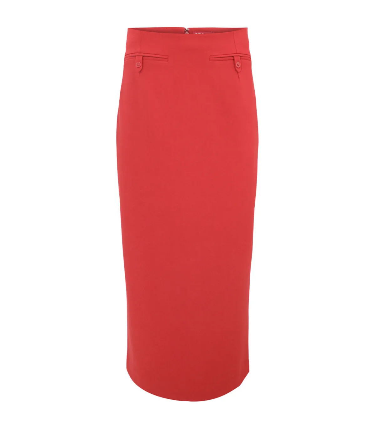 Smith Midi Skirt In Rouge