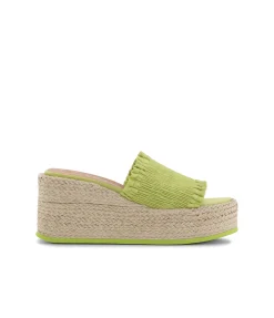 Smock Espadrille Wedge Sandal In Tender Shoots
