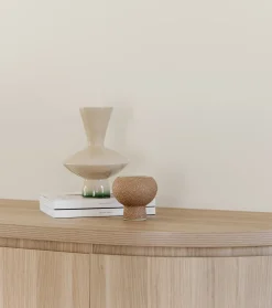Stevie Vase In Dusty Beige