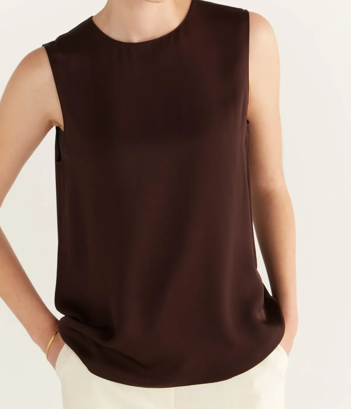 Straight Shell Top In Hickory