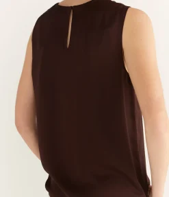Straight Shell Top In Hickory