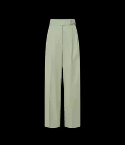 Tab Detail Pant In Eau De Nil